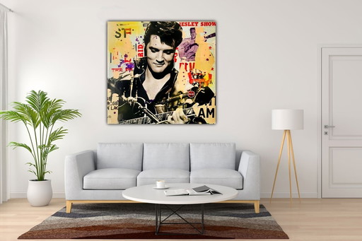 Painting Elvis