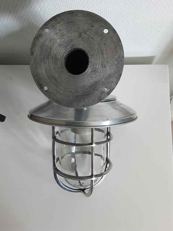 Image 1 of A gooseneck lamp