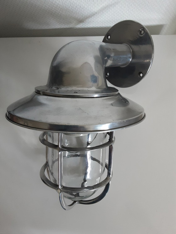 Image 1 of A gooseneck lamp