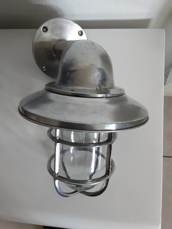 Image 1 of A gooseneck lamp