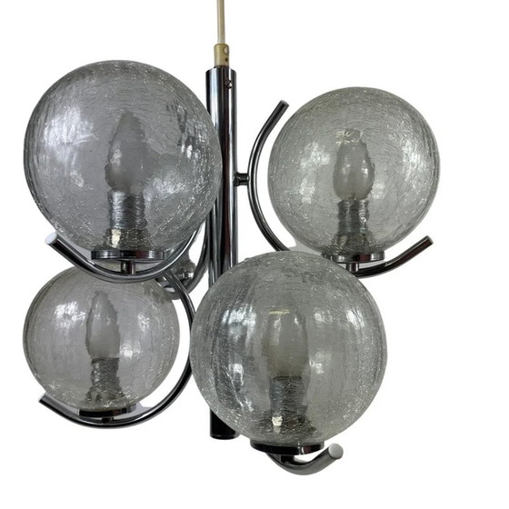 Image 1 of Richard Essig - Lámpara colgante - modelo Sputnik - incluye bombillas nuevas - Space Age Design