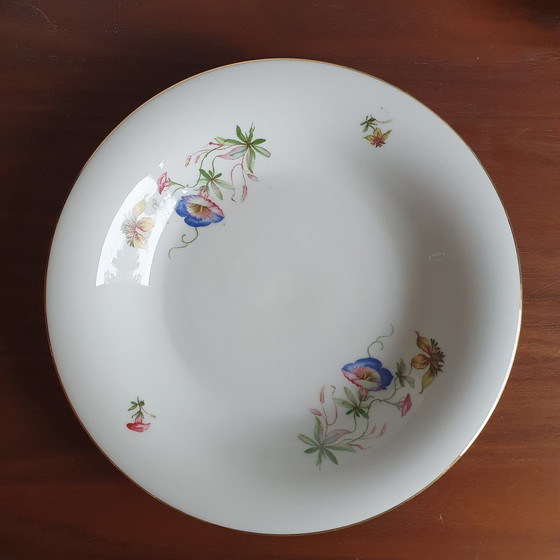 Image 1 of Hertel Jacob Serving Tray and Plates From Bavaria Germany