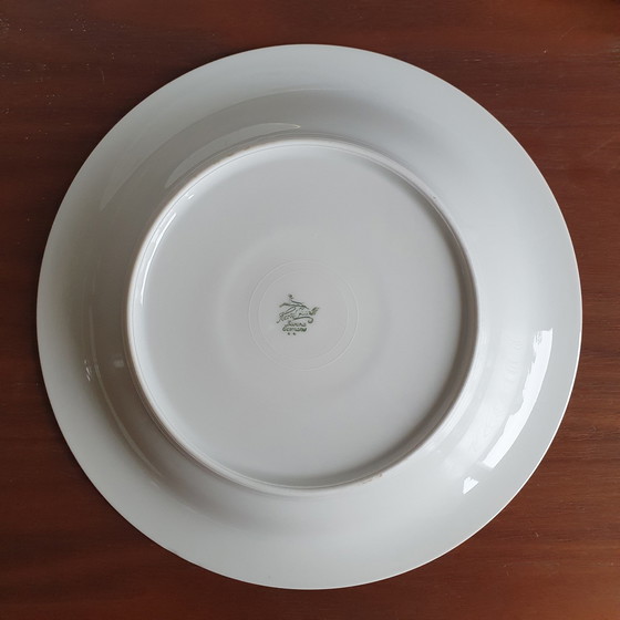 Image 1 of Hertel Jacob Serving Tray and Plates From Bavaria Germany