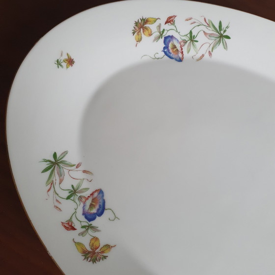 Image 1 of Hertel Jacob Serving Tray and Plates From Bavaria Germany