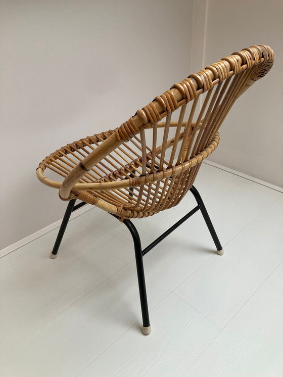 Image 1 of 4X Rattan Tubes, Side Table And Coffee Table Rohe