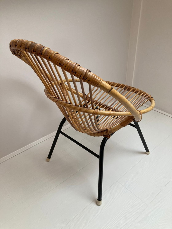 Image 1 of 4X Rattan Tubes, Side Table And Coffee Table Rohe