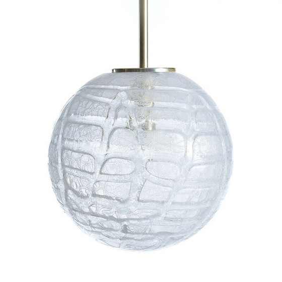 Image 1 of Vintage glass ceiling light, Germany 1970
