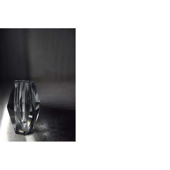 Image 1 of Vintage glass vase by Asta Strömberg for Strömbergshyttan, 1960.