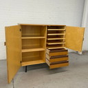 Credenza alta vintage di design di metà secolo 