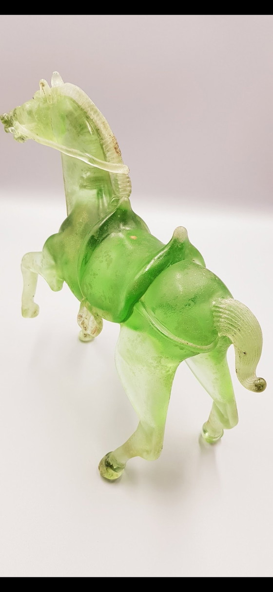Image 1 of Cavallo Coroso in vetro di Murano firmato dal Maestro Pino Signoretto 