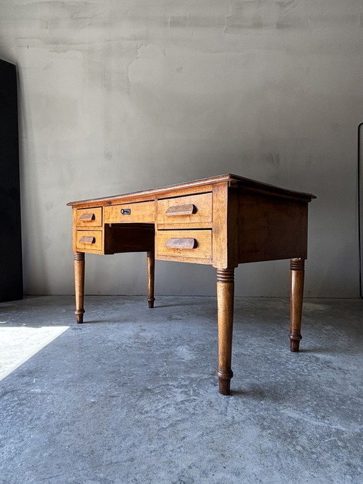 Desk In Solid Wood