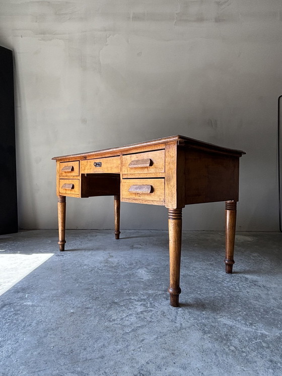 Image 1 of Desk In Solid Wood