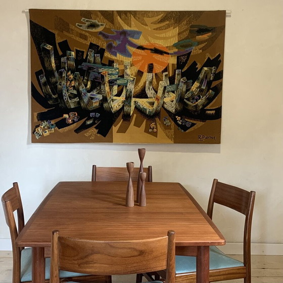Image 1 of Vintage tapestry “Lumière Marine” by Robert Debiève