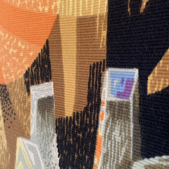 Image 1 of Vintage tapestry “Lumière Marine” by Robert Debiève