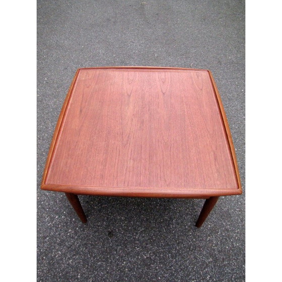 Image 1 of Vintage teak coffee table by Grete Jalk, Denmark 1960