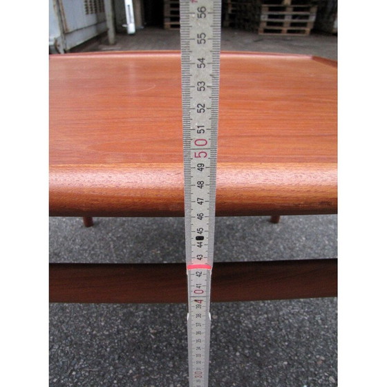Image 1 of Vintage teak coffee table by Grete Jalk, Denmark 1960