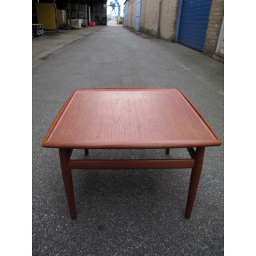 Vintage teak coffee table by Grete Jalk, Denmark 1960