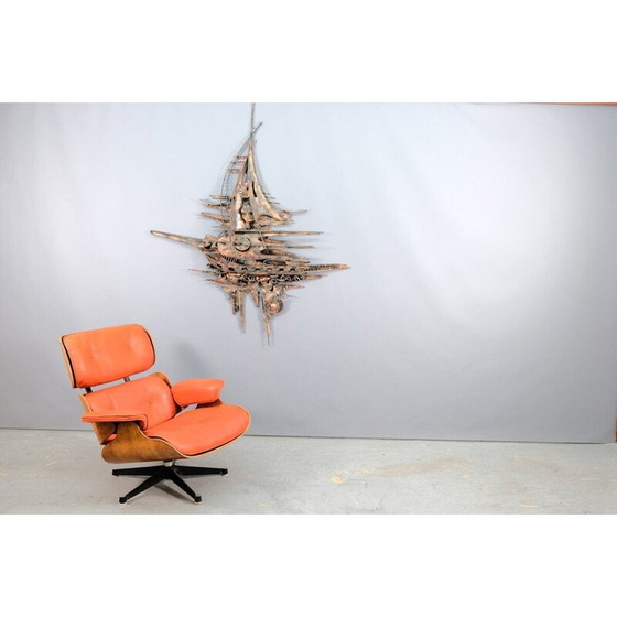 Image 1 of Vintage metal wall sculpture by M. Di Giovanni, Germany 1979