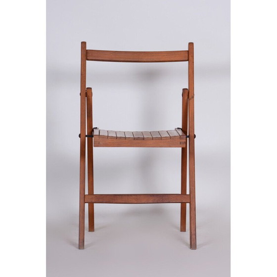 Image 1 of Pair of mid century beechwood dining chairs, 1950s