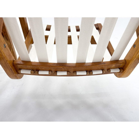 Image 1 of Pair of vintage oak armchairs by Jan Vaněk, Czechoslovakia 1970