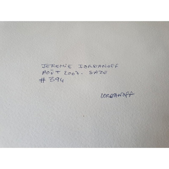 Image 1 of Acquerello vintage su carta n. 394 di Jérémie Iordanoff, 2007