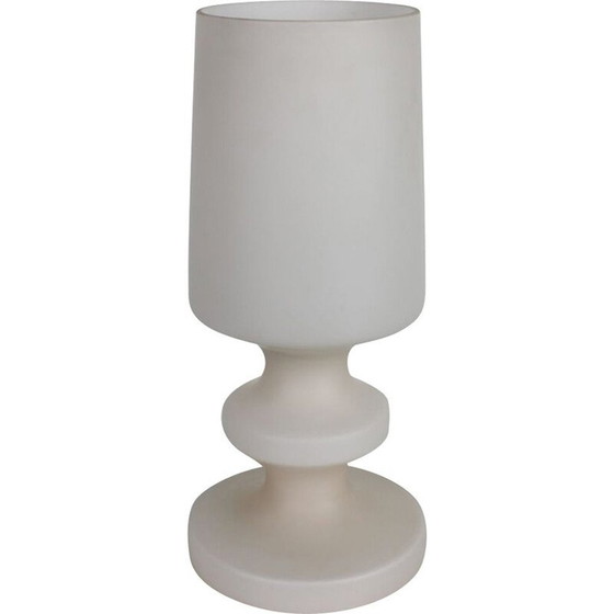 Image 1 of Lampada da tavolo vintage in vetro di Osvětlováci sklo Valašské Meziříčí, Cecoslovacchia 1970