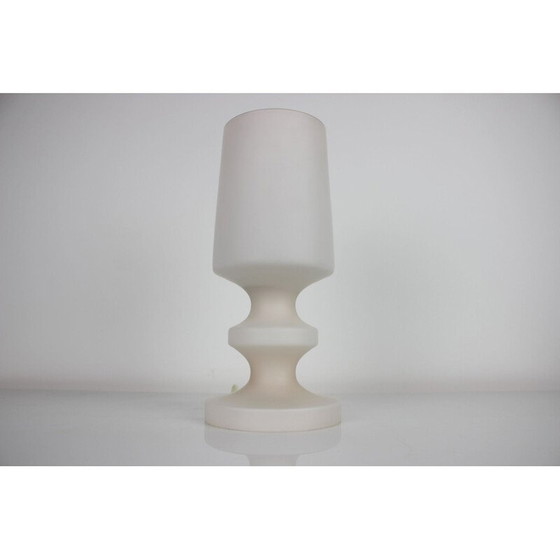 Image 1 of Lampada da tavolo vintage in vetro di Osvětlováci sklo Valašské Meziříčí, Cecoslovacchia 1970
