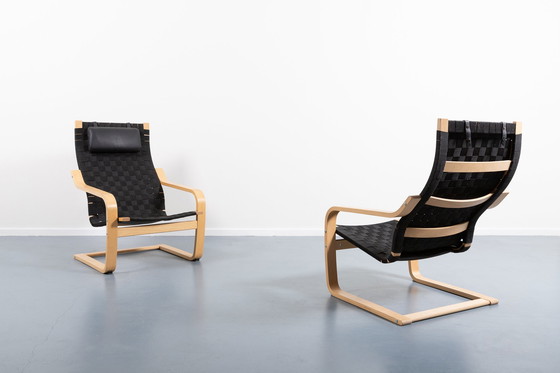 Image 1 of Scandinavian design woven lounge chairs