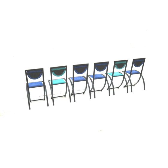 Image 1 of Set Of 6 Dining Chairs By Karl Friedrich Förster For Kff Design