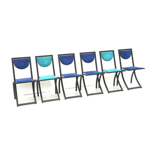 Set Of 6 Dining Chairs By Karl Friedrich Förster For Kff Design