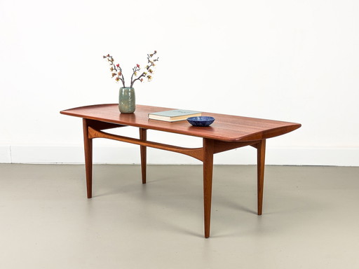 FD503 Teak Coffee Table by Tove & Edvard Kindt-Larsen for France & Son, 1960s