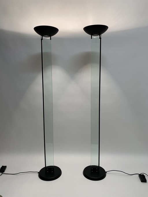 2x Larci Italy Postmodern Floor Lamps -1980’s