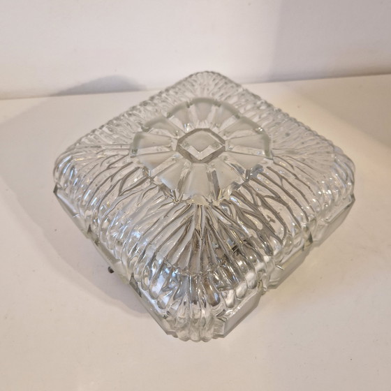 Image 1 of Vintage Plaffonyire 60s Icecube Ceiling Lamp