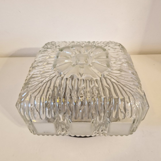 Image 1 of Vintage Plaffonyire 60s Icecube Ceiling Lamp
