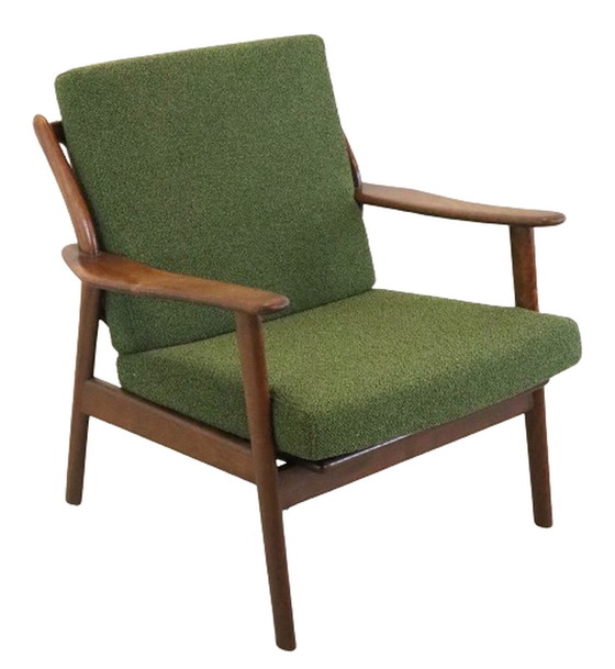 Image 1 of Poltrona vintage 'Holtet' nuova tappezzeria