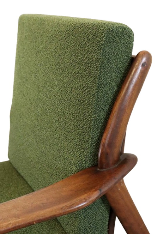 Image 1 of Poltrona vintage 'Holtet' nuova tappezzeria