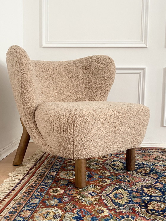 Image 1 of Vintage Comfy Bouclé Arm Chair