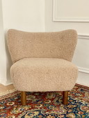 Vintage Comfy Bouclé Arm Chair