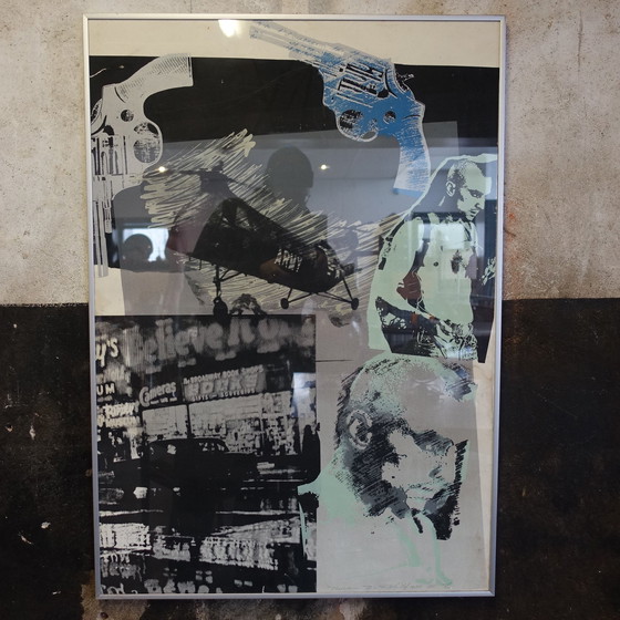 Image 1 of Screenprint "Taxi Driver" E. J. Winkel, Groningen