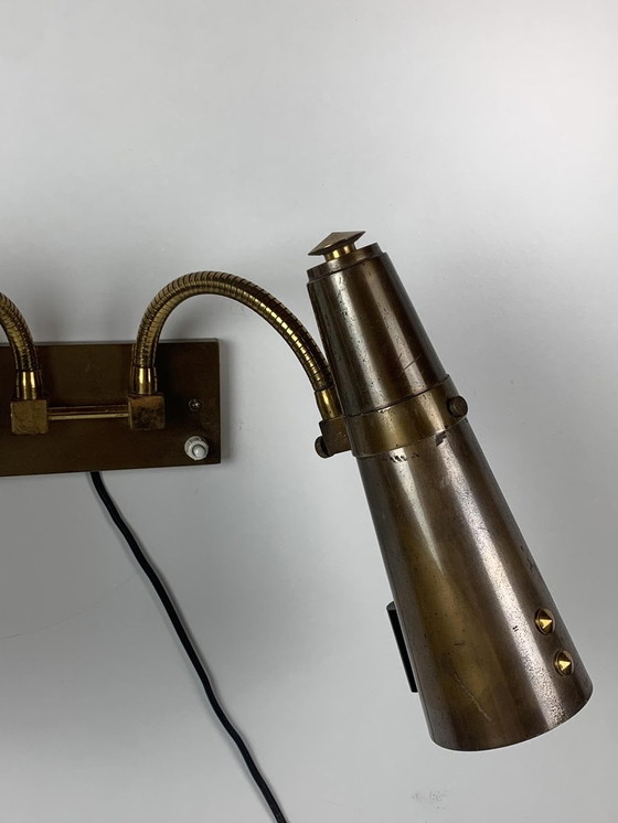 Image 1 of Gooseneck Wall Lamp, 1950s