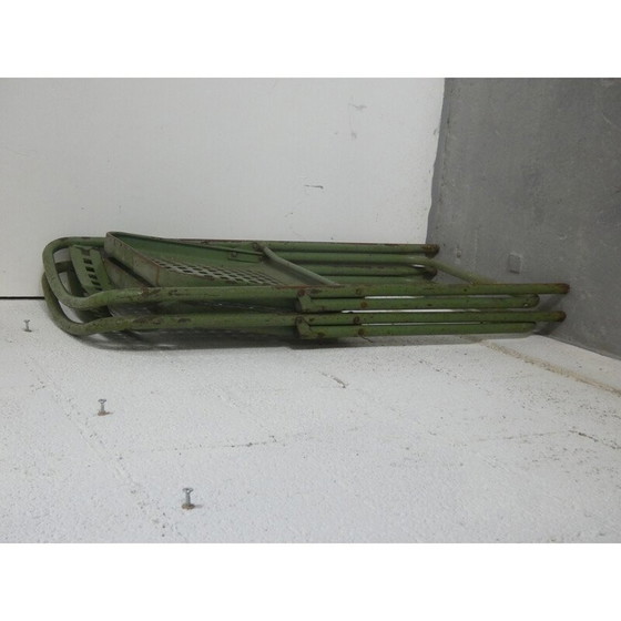 Image 1 of Pair of vintage metal folding chairs, 1960