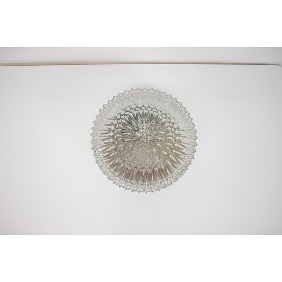 Image 1 of Lampada da soffitto vintage in metallo e vetro, Cecoslovacchia, anni '70