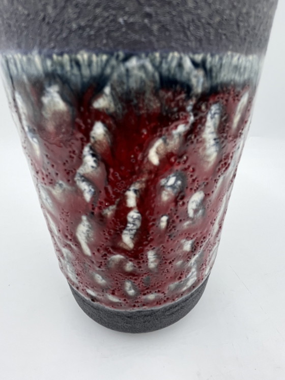 Image 1 of West Germany Cylindrical Vase