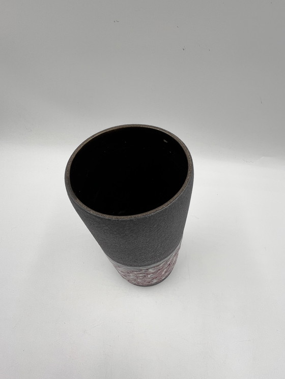 Image 1 of West Germany Cylindrical Vase