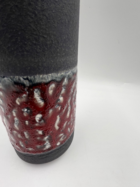 Image 1 of West Germany Cylindrical Vase