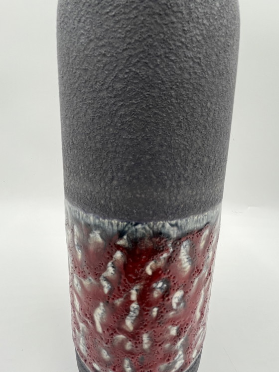 Image 1 of West Germany Cylindrical Vase