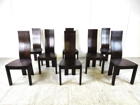 Image 1 of 8x Rob & Dries van den Berghe chair