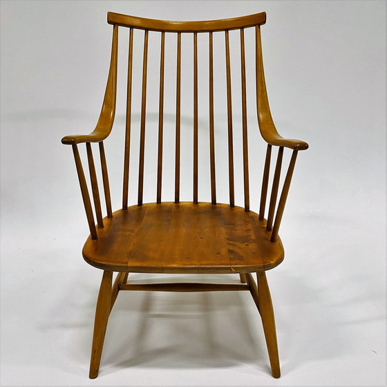 Image 1 of FAUTEUIL À DOSSIER EN FUSEAU GRANDESSA PAR LENA LARSSON POUR NESTO, SUÈDE ANNÉES 1960