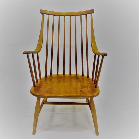 Image 1 of FAUTEUIL À DOSSIER EN FUSEAU GRANDESSA PAR LENA LARSSON POUR NESTO, SUÈDE ANNÉES 1960