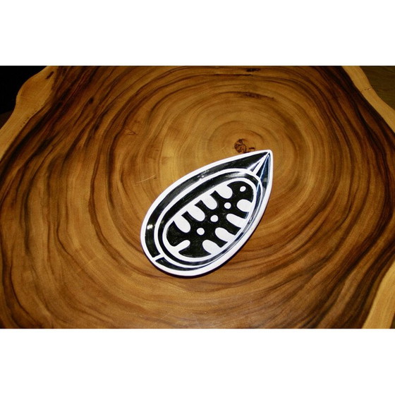 Image 1 of Scatola tascabile in ceramica vintage di R Freymond, Svizzera 1950